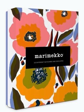 Marimekko Kukka Notecards 16 Note Cards and Envelopes Set BNWT PRICE IS FIRM